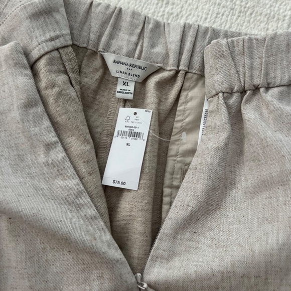 Banana Republic NWT linen blend shorts/skort size XL - Picture 7 of 9